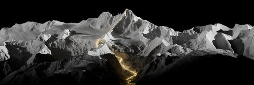 STEIGBILD Großglockner, Die Linie: goldene Route